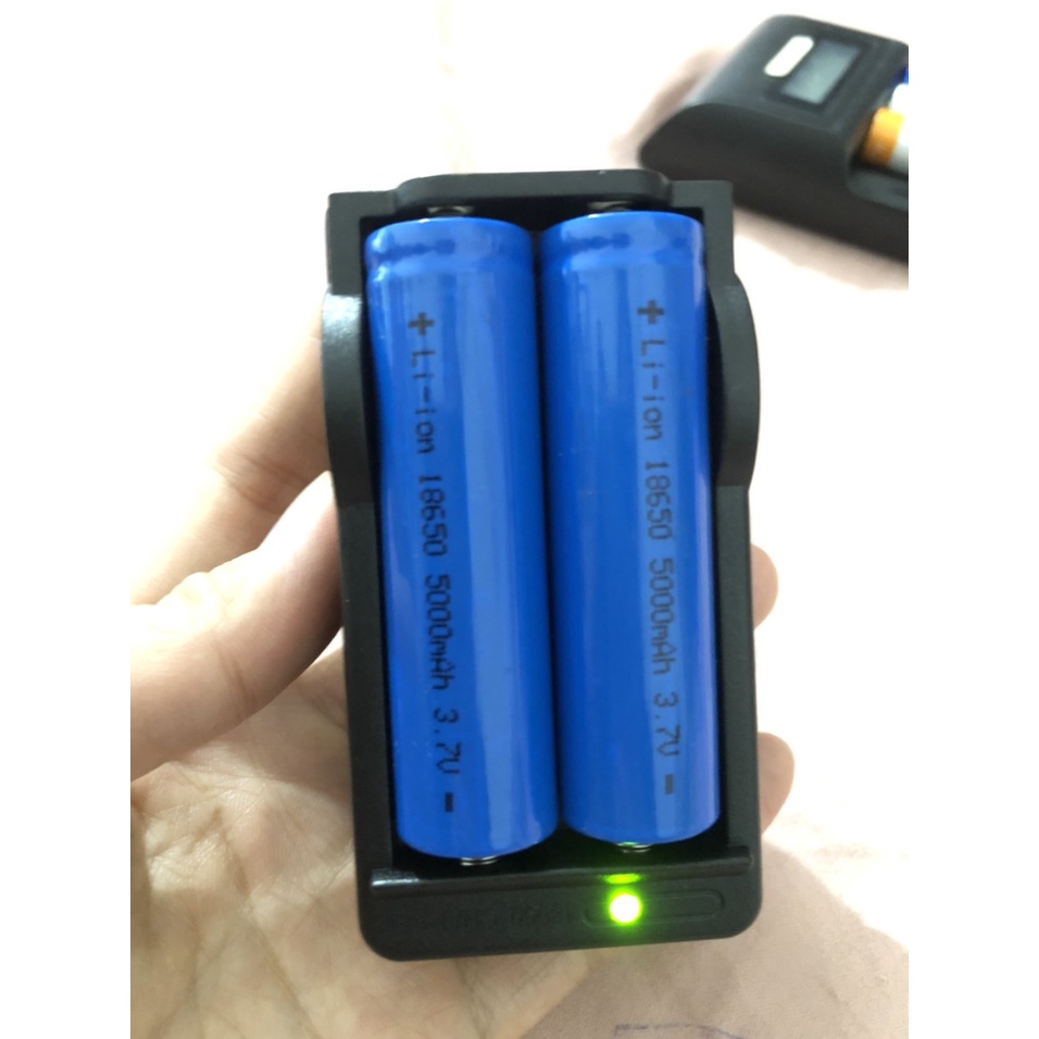 Pin sạc mã 18650 - 5000mAH, 3,7V dùng cho MIc đa năng, sạc dự phòng, tăng đơ, quạt mini.vv