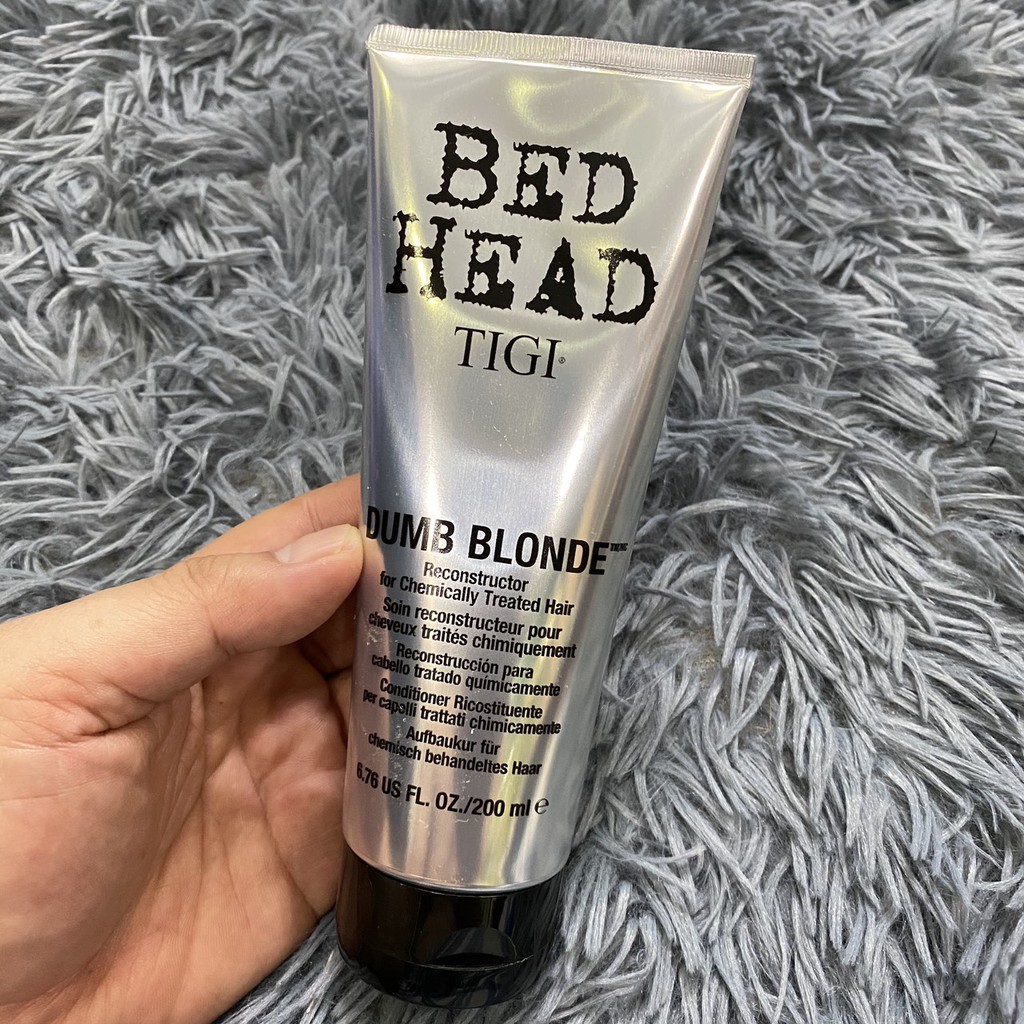 Dầu xả dành cho tóc đã sử dụng hóa chất nhiều lần Tigi Bed Head Dumb Blonde Reconstructor for Chemically Treated Hair