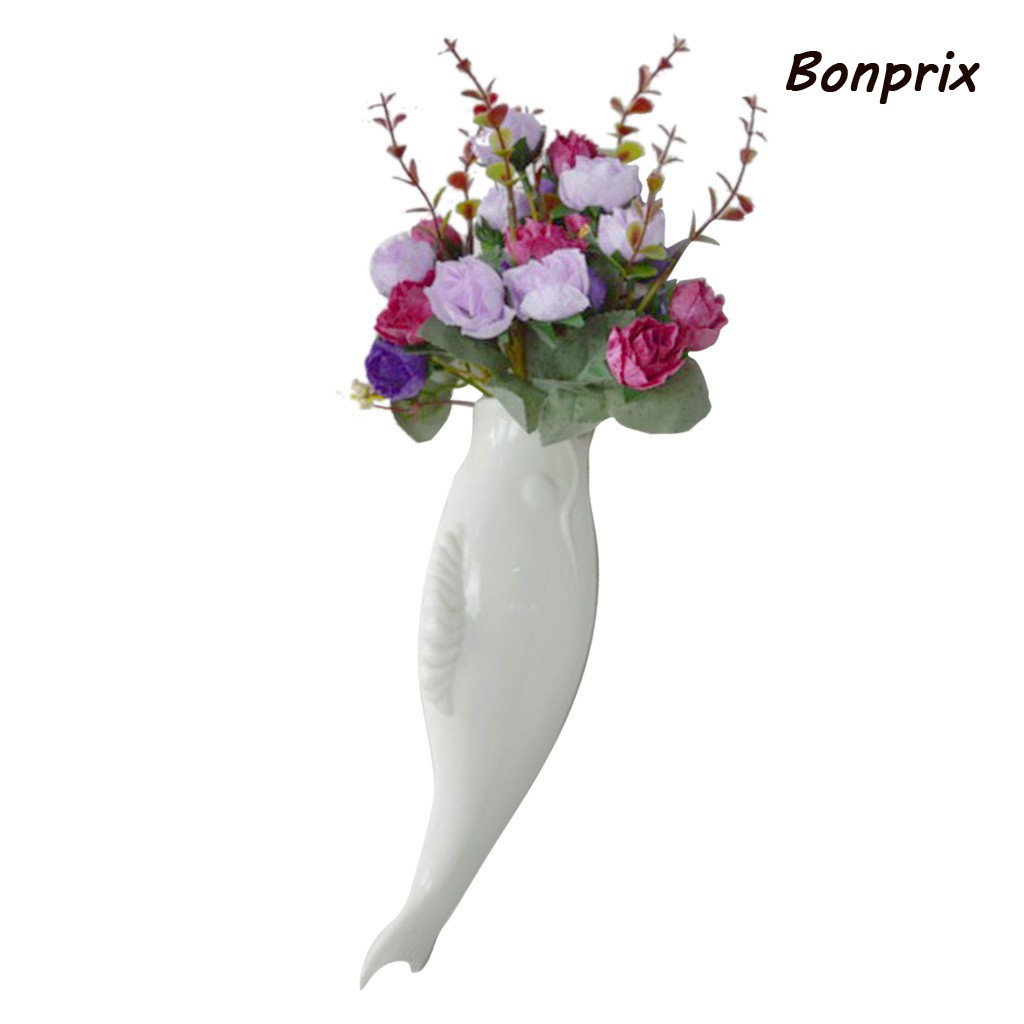 Bình Hoa Treo Tường Trang Trí Hình Chú Cá Đáng Yêu