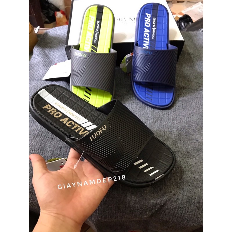 Dép nam quai ngang hàng nhập 3 màu( có size 44)