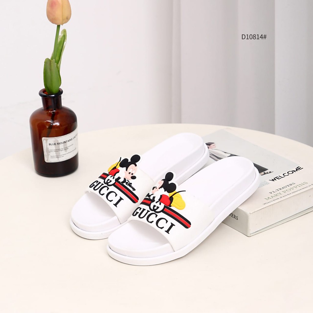 Disney Sandal Gucci D10814 Hình Chuột Mickey Xinh Xắn