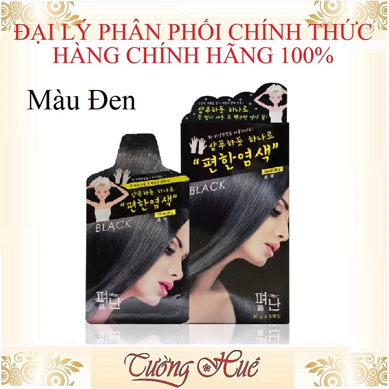 Gói Gội Khô Nhuộm Thảo Dược Pyeonan Hàn Quốc