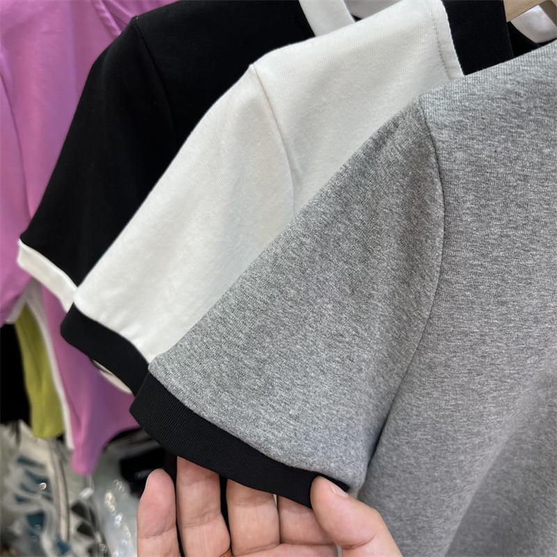 NRVP Áo Thun Mỏng Tay Ngắn Phong Cách Hàn Quốc Mới Mùa Hè 2022 Dành Cho Nữ