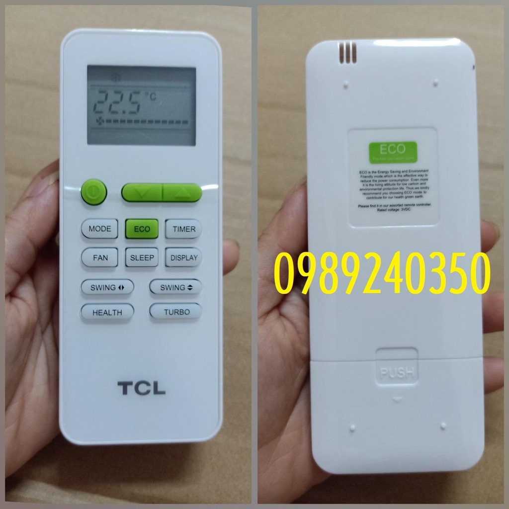 Điều khiển điều hoà TCL, Remote máy lạnh chính hãng