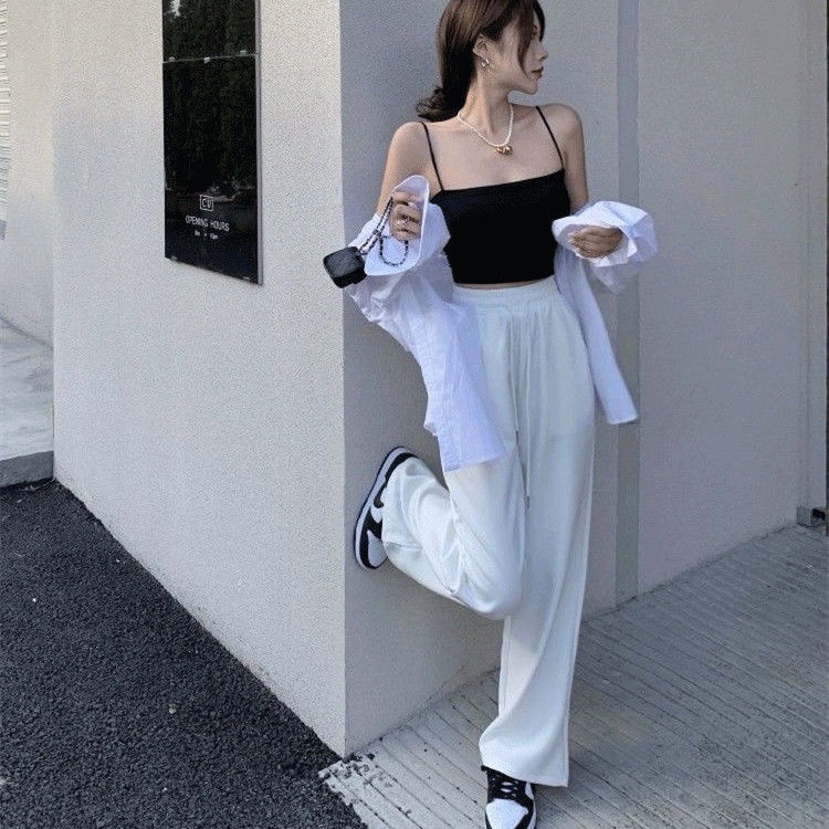 Áo Lót Nữ Hai Dây Màu Trơn Có Đệm Ngực Mỏng Nhẹ Thời Trang