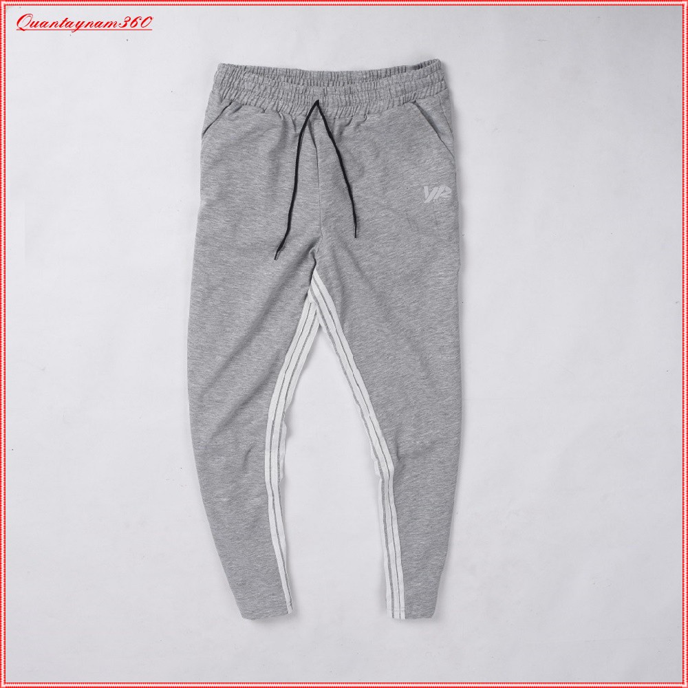 Quần thể thao nam nỉ dày dặn 3 sọc, quần dài nam giữ nhiệt ống xuông dễ phối đồ | BigBuy360 - bigbuy360.vn