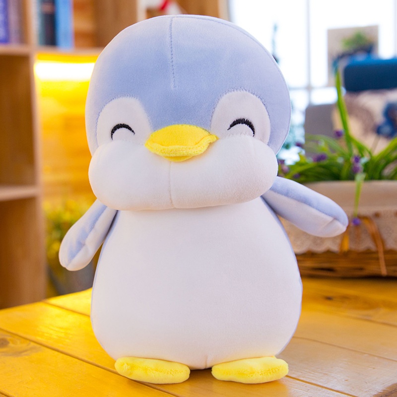Gấu bông Thú Nhồi Bông Hình Chim Cánh Cụt / Gấu teddy Mềm Mại Đáng Yêu Cho Bé