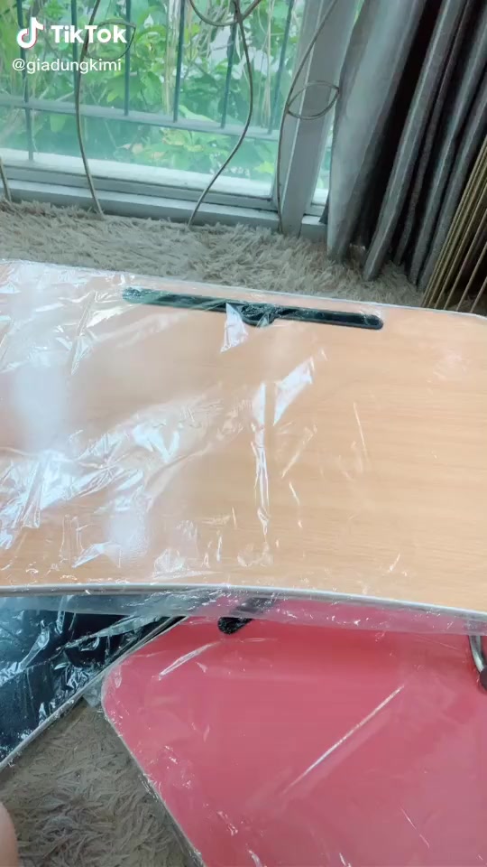 Bàn học gấp gọn thông minh có khe cắm ipad điện thoại, để cốc tiện lợi - Sh02 | BigBuy360 - bigbuy360.vn