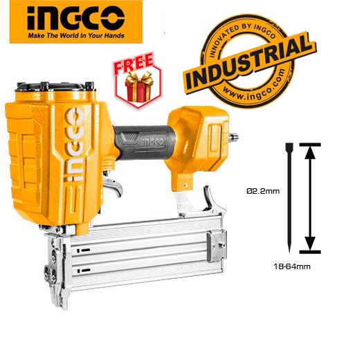 Súng bắn đinh bê tông dùng hơi INGCO ACN18641