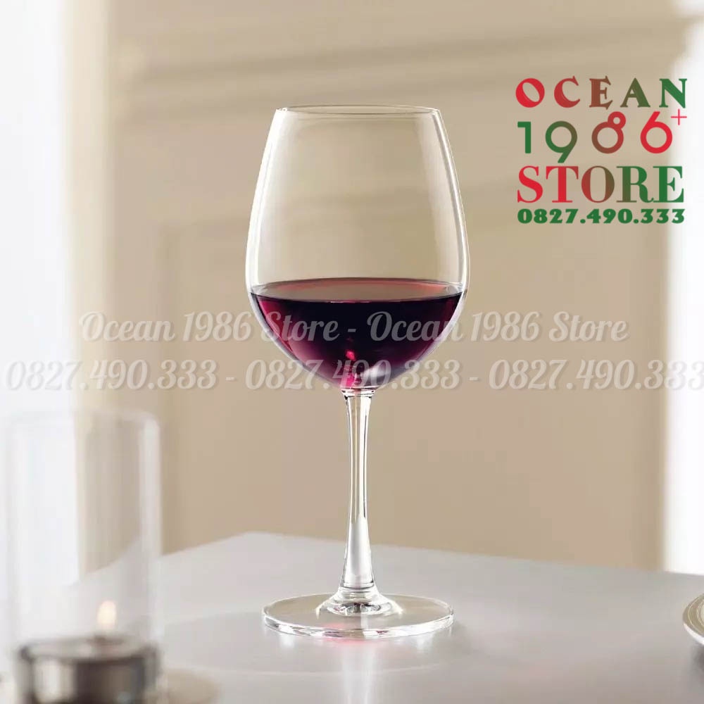 Bộ 6 Ly Rượu Vang Đỏ Thủy Tinh Ocean Madison Bordeaux – 600ml – 1015A21 – Sản Xuất Thái Lan
