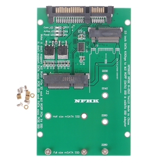 Card Chuyển Đổi 2 Trong 1 SSD Sang SATA III 2.5 inch M.2 NGFF MSATA