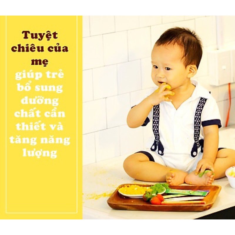 Bột rau củ dinh dưỡng Dalashouse cho bé từ 6m - Hộp 63 gram 7 loại rau củ dinh dưỡng