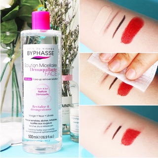 (Bill + Date mới 2022) Nước Tẩy Trang Byphasse Solution Micerallaire Face 500ml