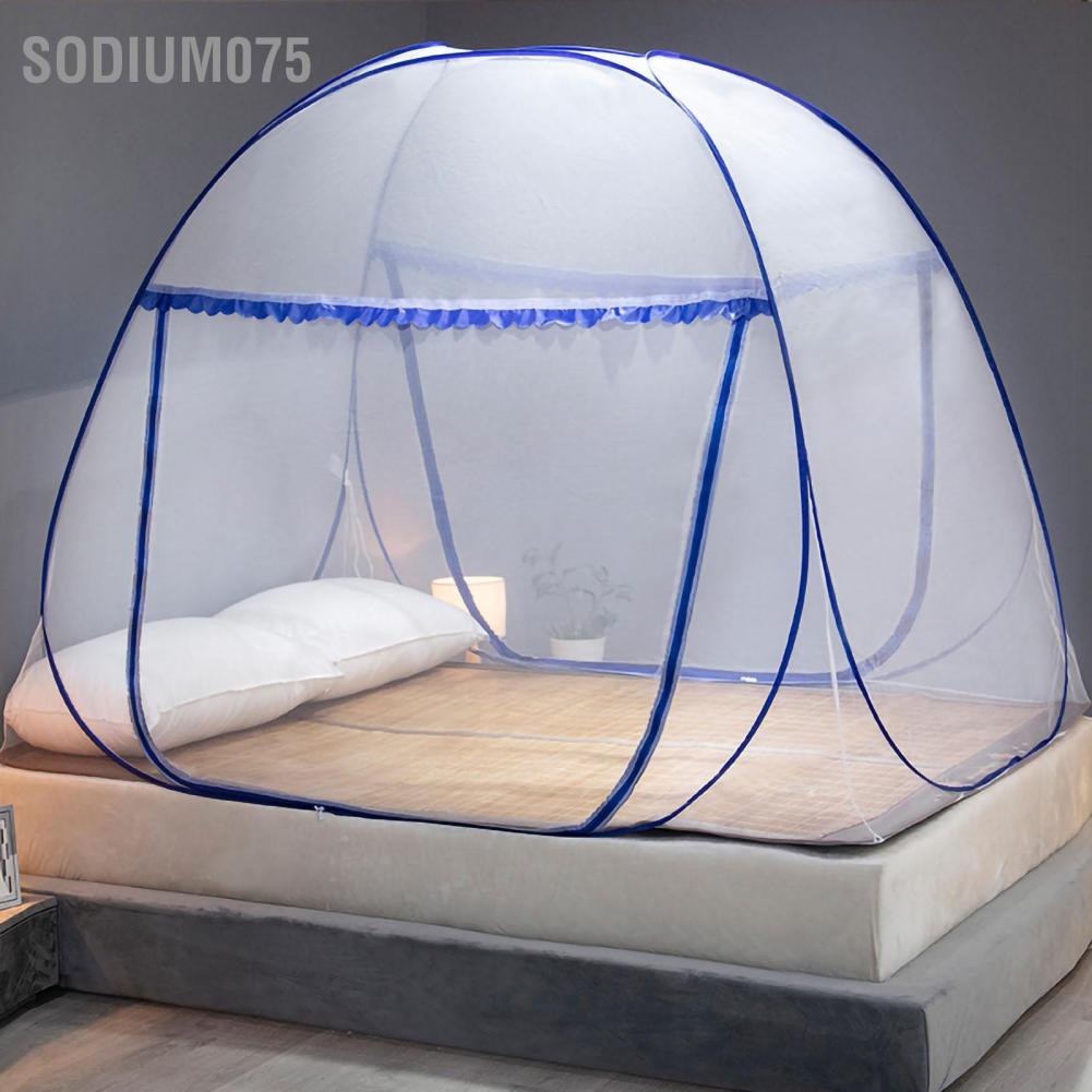Sodium075 Lưới chống muỗi Thiết kế gấp gọn có thể di động Lắp đặt nhanh chóng để cắm trại du lịch tại nhà