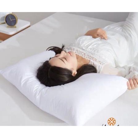 Ruột gối nằm 40x60cm bông trắng(lẻ 1 cái)