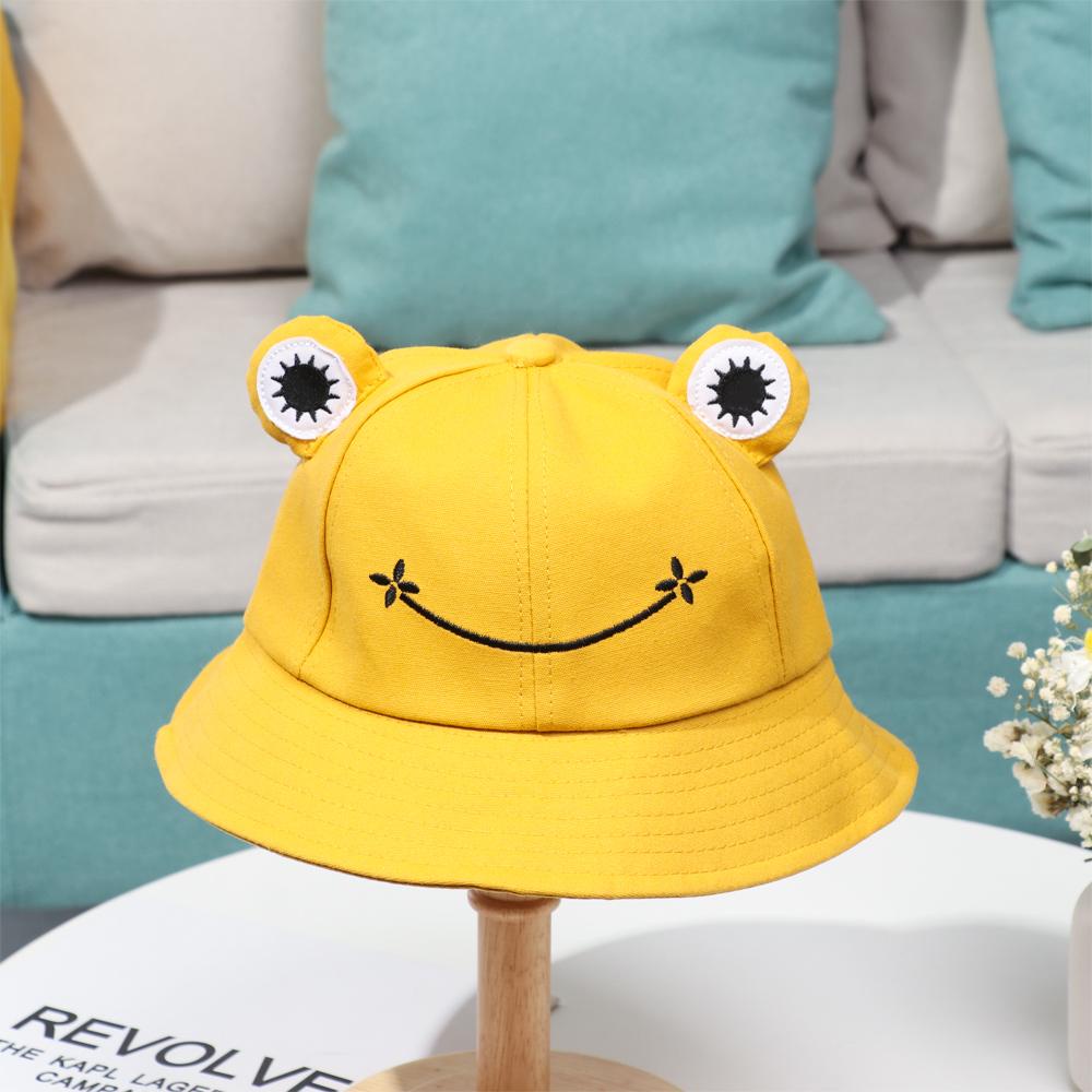 Nón Bucket Hoạ Tiết Ếch Thời Trang Đi Biển Cho Nữ