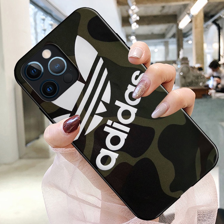 Ốp Điện Thoại Silicon Mềm Hình LOGO Adidas Cho Samsung Galaxy S22 Plus Note 20 Ultra 10 9 8 Plus Lite SE80