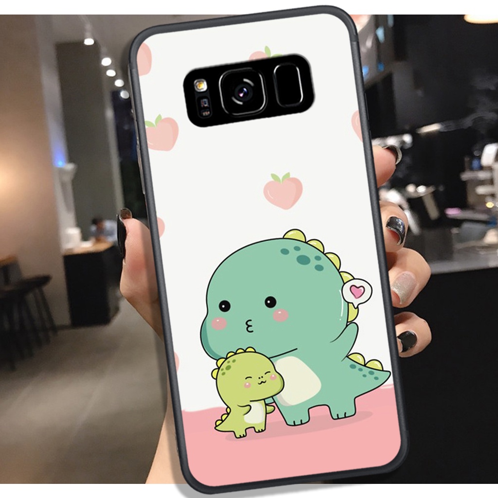[HOT]ỐP SAMSUNG S8 - S8 PLUS - S9 - S9 PLUS , IN HÌNH KHỦNG LONG CHIBI SIÊU DỄ THƯƠNG.