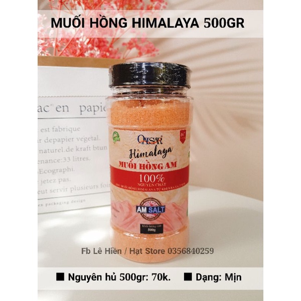 Muối hồng Himalaya AM 500gr
