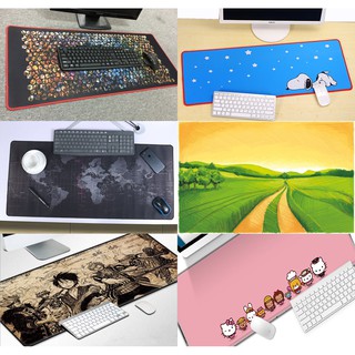 Bàn di chuột khổ lớn 30cm x 80cm nhiều mẫu mã
