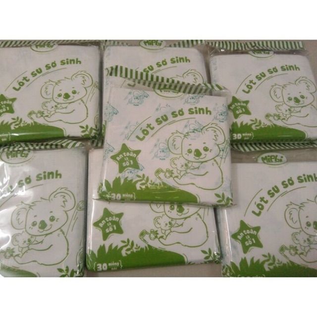 Giấy lót phân su cao cấp MIPBI (30 tờ/gói)