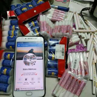 Combo 100 đá+ 13 keo 2g+6 bút dài 17cm