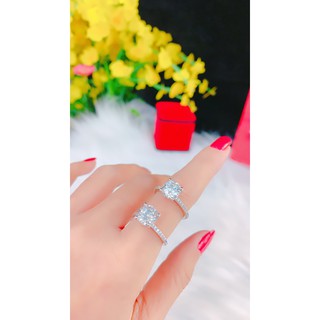 Nhẫn Nữ Bạch Kim ( 01 chiếc ) - Mang đi chơi, đi tiệc rất đẹp - trang sức nữ
