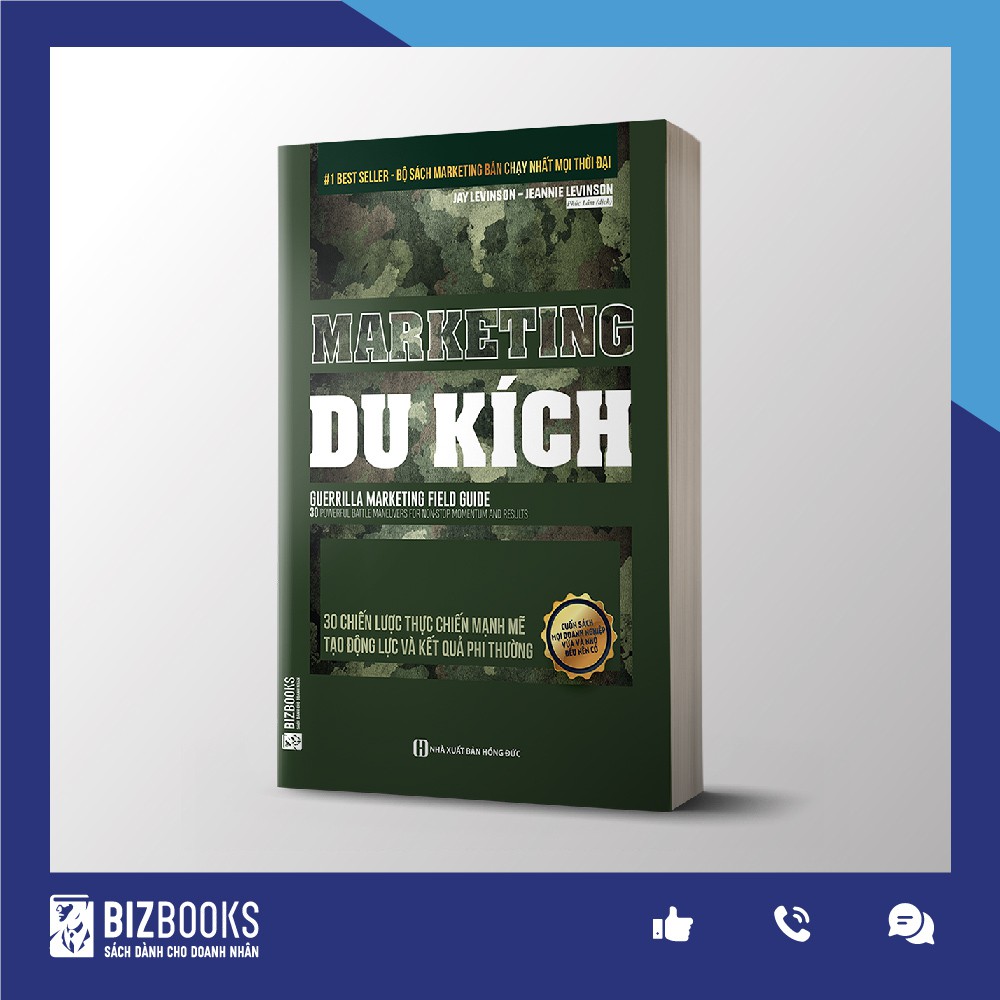 BIZBOOKS - Sách - Marketing Du Kích: 30 Chiến Lược Thực Chiến Mạnh Mẽ Tạo Động Lực Và Kết Quả Phi Thường - 1 BESTSELLER | BigBuy360 - bigbuy360.vn