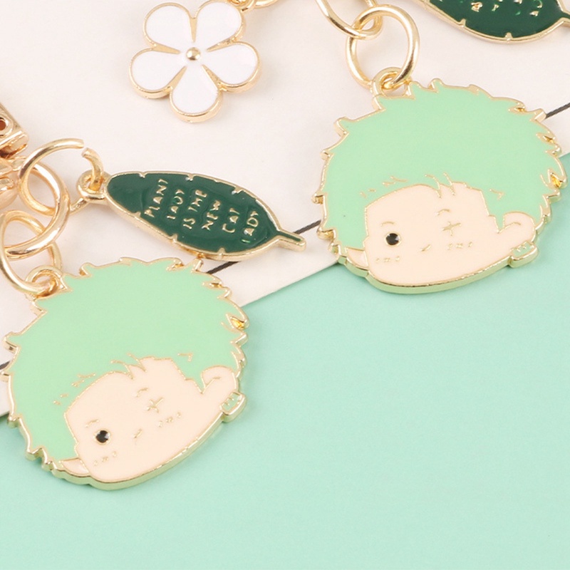 Tmdbyx Móc khóa hợp kim họa tiết hoạt hình xinh xắn