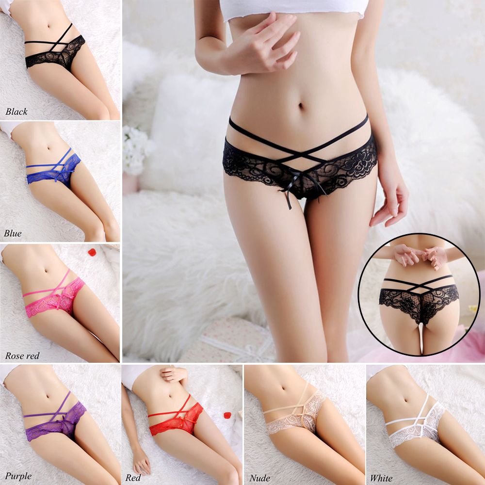 Quần lót ren hoa xuyên thấu thiết kế quyến rũ cho phái nữ
