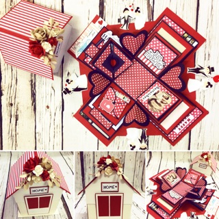 Love box ngôi nhà hoa hồng