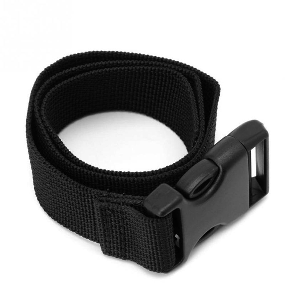Dây đai buộc hành lý 0.5~3m bằng nylon màu đen siêu bền tiện dụng mang theo du lịch