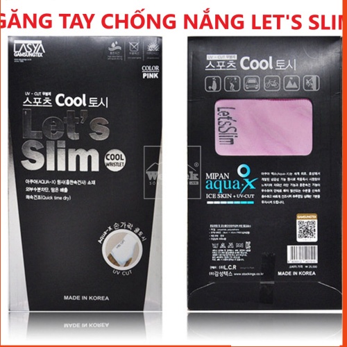 Găng Tay Chống Nắng/ Ngăn Tia UV Let's Slim Fullbox