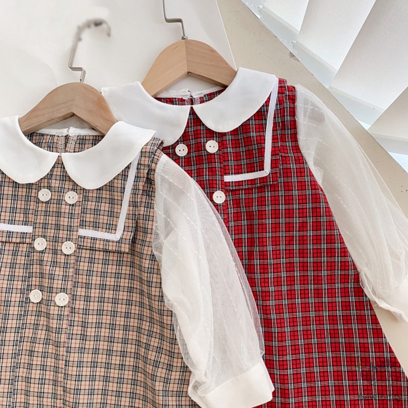 Đầm Công Chúa Tay Dài Phong Cách Hàn Quốc Cho Bé Gái