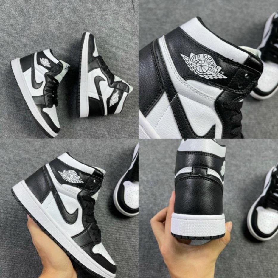 Giày JORDAN 1 PANDA CỔ CAO,Giày thể thao JODAN,Giày sneaker JD1 HIGH đen trắng cao mới nhất,hót nhất