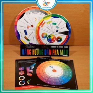 Bảng hướng dẫn pha màu