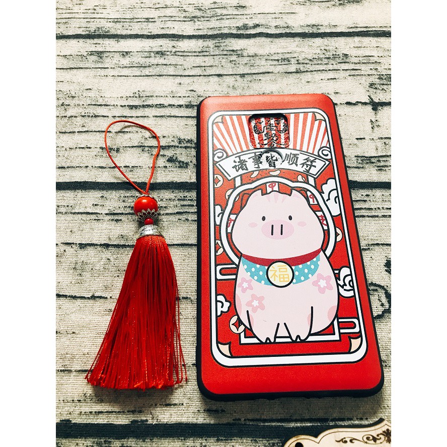 [Freeship toàn quốc từ 50k] ỐP TẾT HUAWEI MATE 20X ỐP DẺO IN HÌNH CHÚ HEO XINH TẶNG KÈM LỤC LẠC