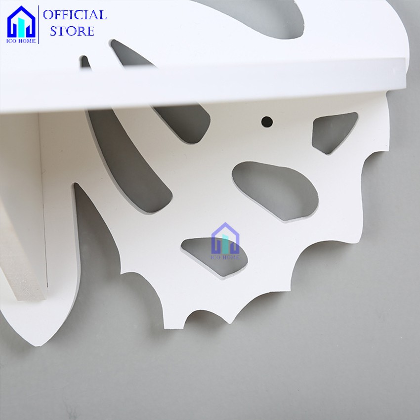 Kệ treo tường trang trí phòng khách hình con bướm  IHW-17- ICO HOME