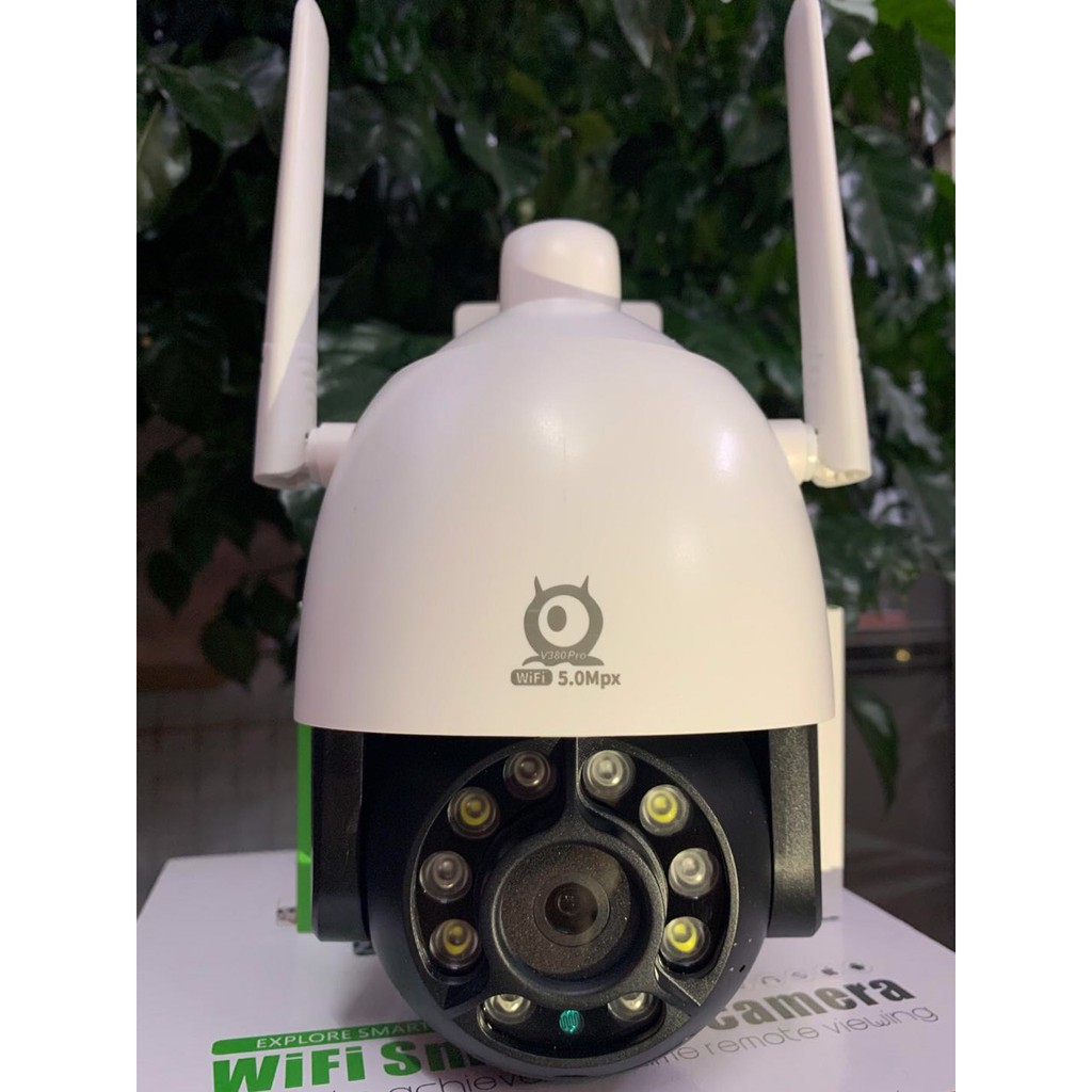 [Mã 267ELSALE hoàn 7% đơn 300K] Camera Ngoài trời 5.0 Mpx Xoay 360° 2560×1440 Xem Đêm Có Màu - Thẻ nhớ 128G Chính Hãng | BigBuy360 - bigbuy360.vn