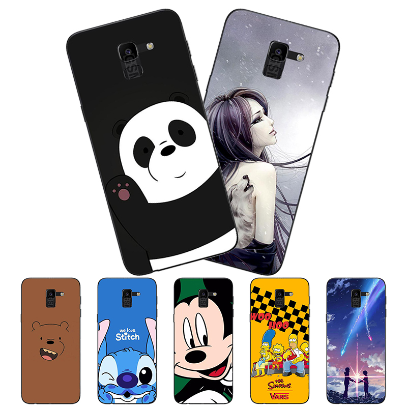 Dành Cho Samsung J6 J6 2018 SM-J600F SM-J600G SM-J600FN Ốp Điện Thoại Silicon Mềm TPU