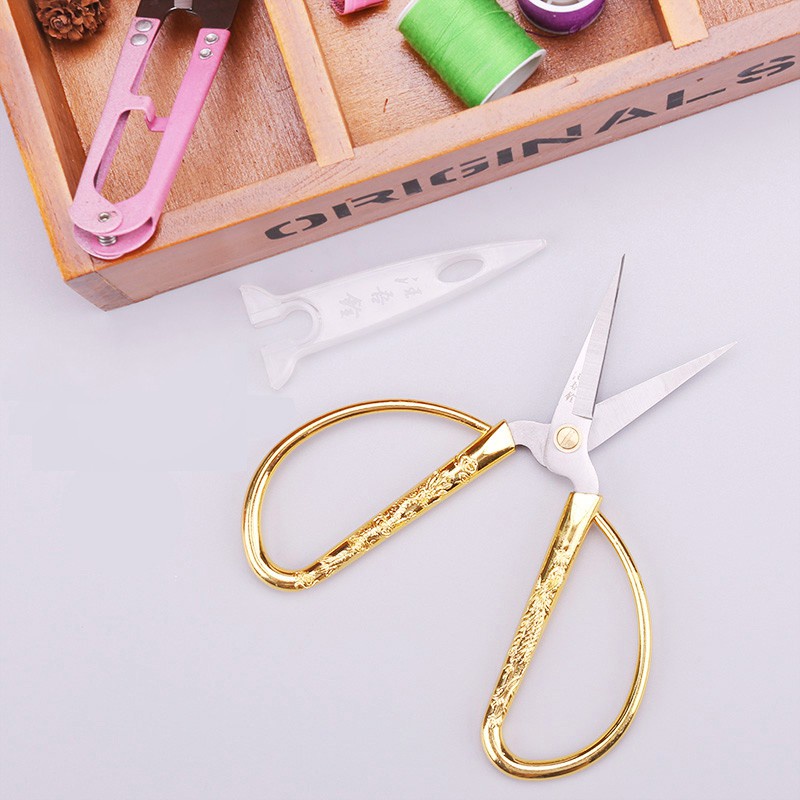 Kéo Rồng Phượng Cán Vàng Siêu Sắc Thép SK5 Siêu Bền