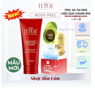 Peel da body le'paeu, Peel nách retinol, peel da body trắng da mờ thâm sau 7 ngày, kem dưỡng ẩm 150ml