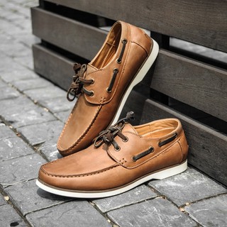 Giày da nam TEFOSS HN449 da bò thật cao cấp size 38-43 lịch lãm và sang trọng