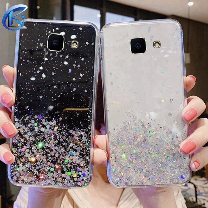 Ốp điện thoại mềm phối kim tuyến lấp lánh cho Samsung Galaxy J2 J5 J7 Prime J4 J6 A6 A8 Plus A6 2018 J8 A7 2018 J4+ J6+ | BigBuy360 - bigbuy360.vn