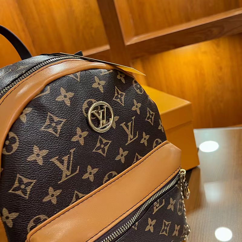 Balo da mini nữ lv giá rẻ đẹp PUKA cặp mini nữ đi học thời trang unisex da pu chống nước