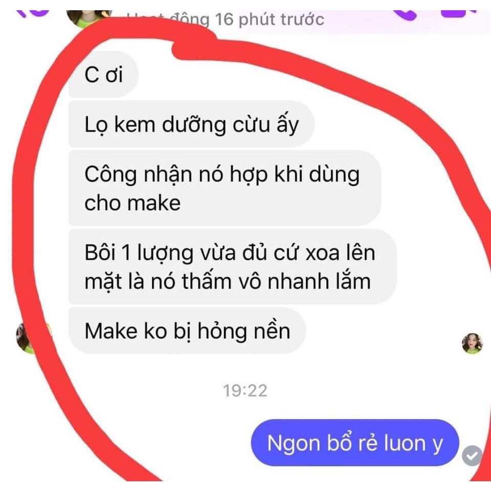Kem dưỡng ẩm trắng da nhau thai cừu careline Úc chính hãng 100g