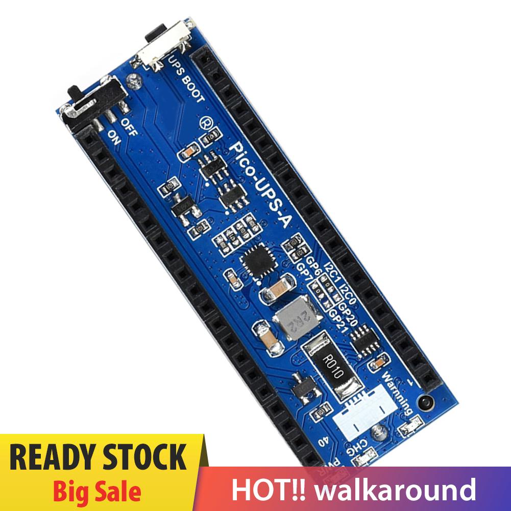 walkaround Raspberry Pi Pico UPS Module Uninterruptible 5V I2C Interface Power Supply