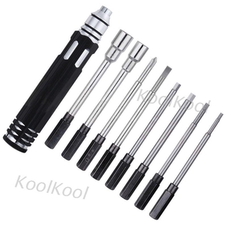 Bộ Dụng Cụ Tua Vít Lục Giác Hợp Kim Nhôm 8 Trong 1 Cho Mô Hình Điều Khiển Từ Xa