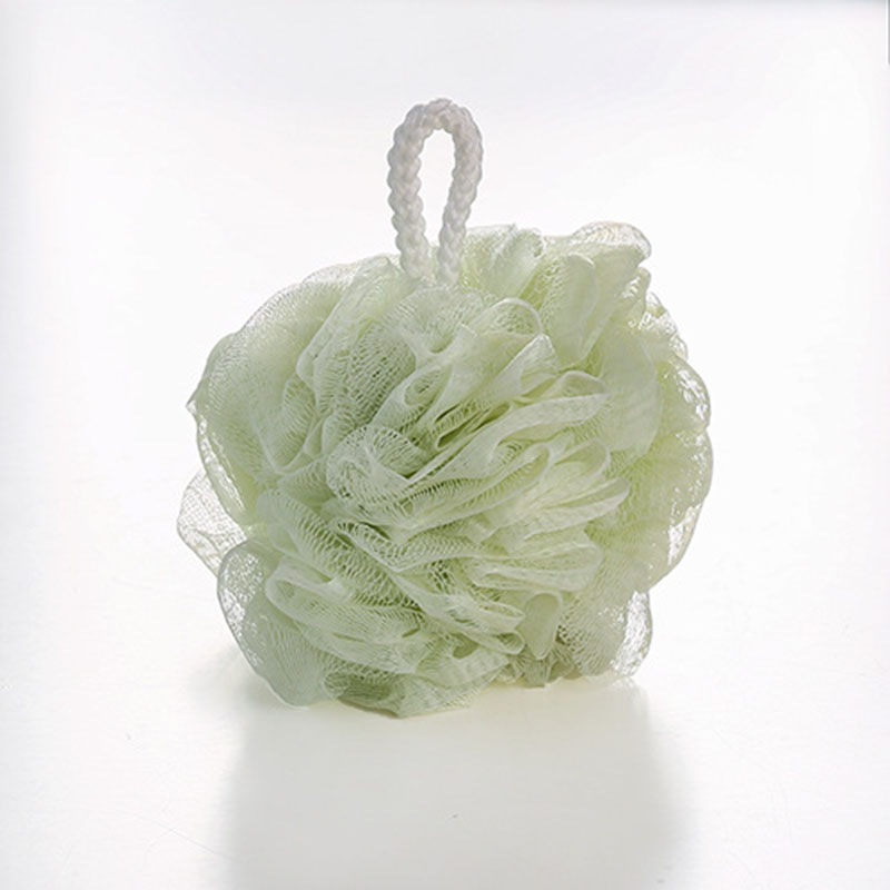 Bông tắm bằng PE mềm mại màu trơn kích thước lớn dùng để chà lưng