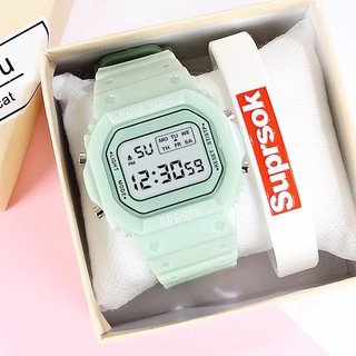 Đồng hồ điện tử nam nữ Sppors khung 6 số